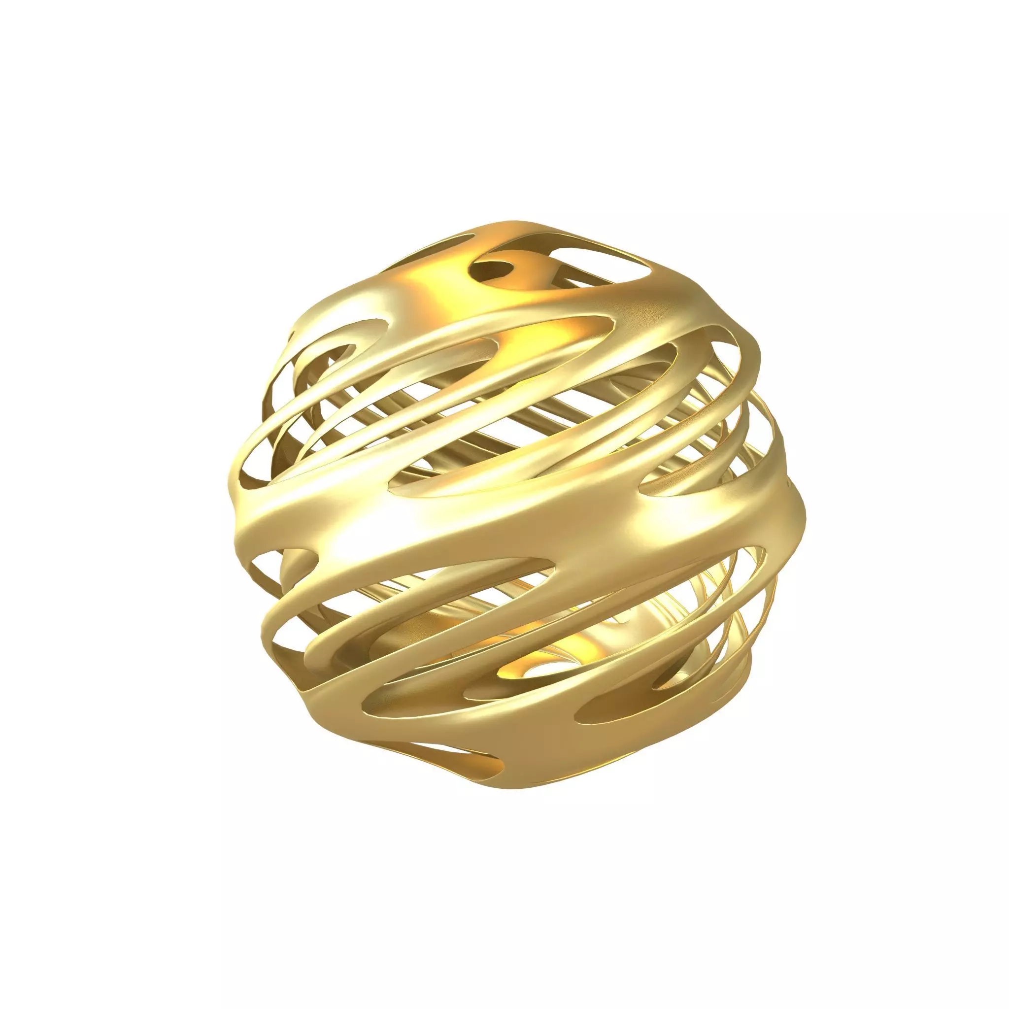 Abstract Sphere Ball v4 001 Low-poly 3D model_0