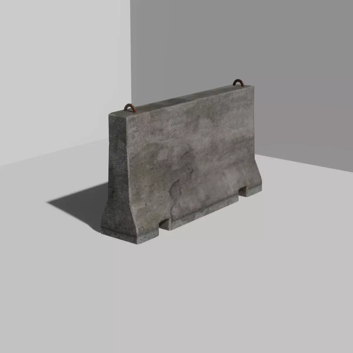 Concrete block 3D model_0