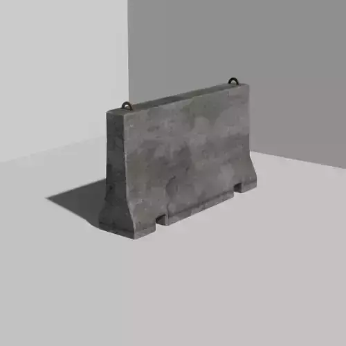 Concrete block 3D model