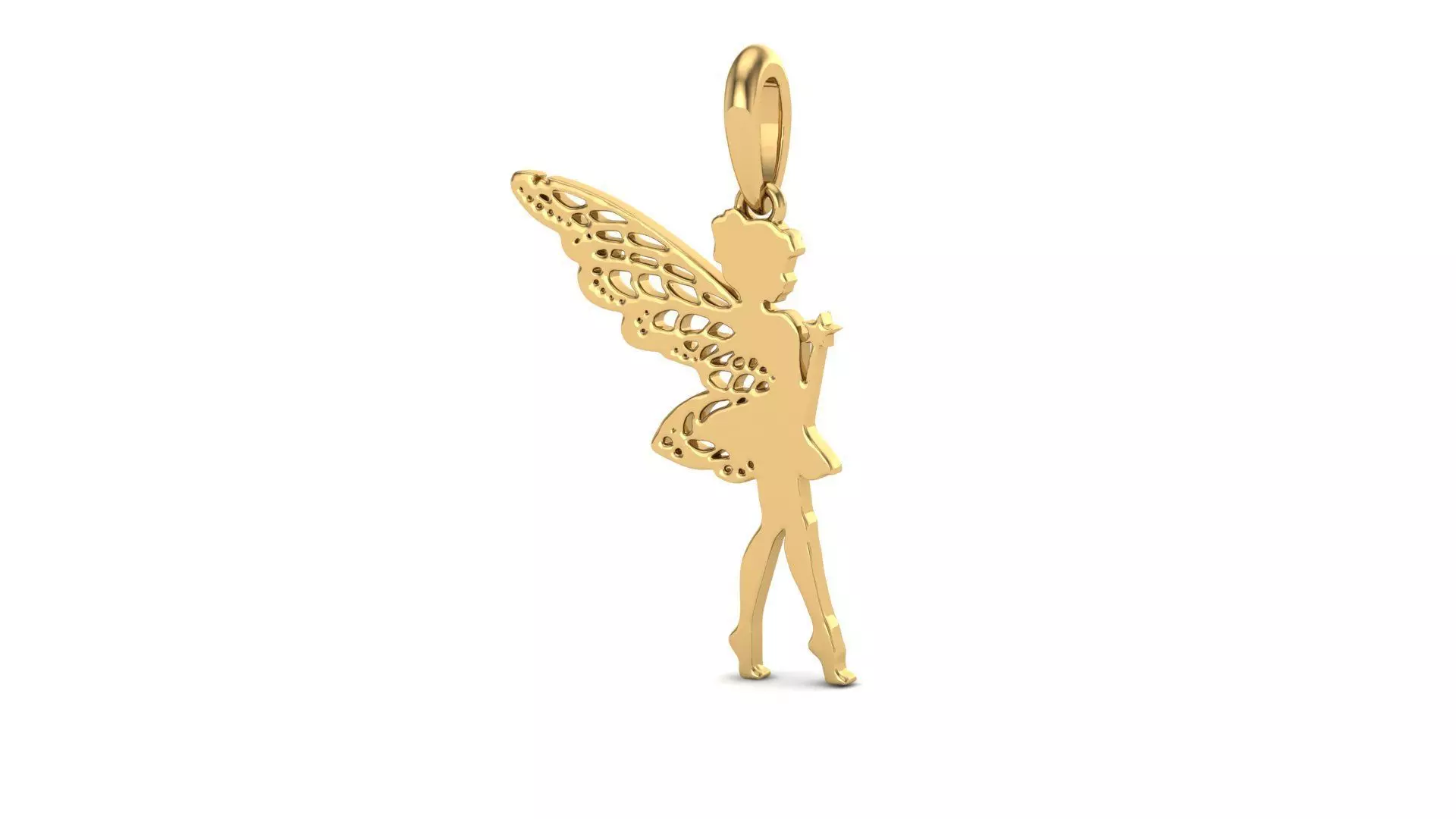 Tinkerbell Jewelry Pendant 3D print model_0