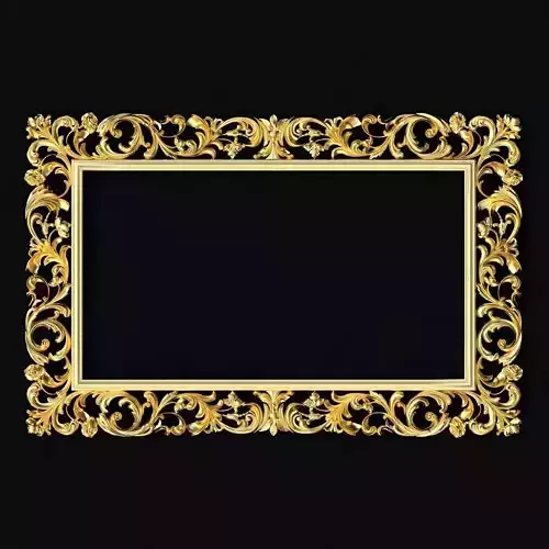mirror ornate gold frame