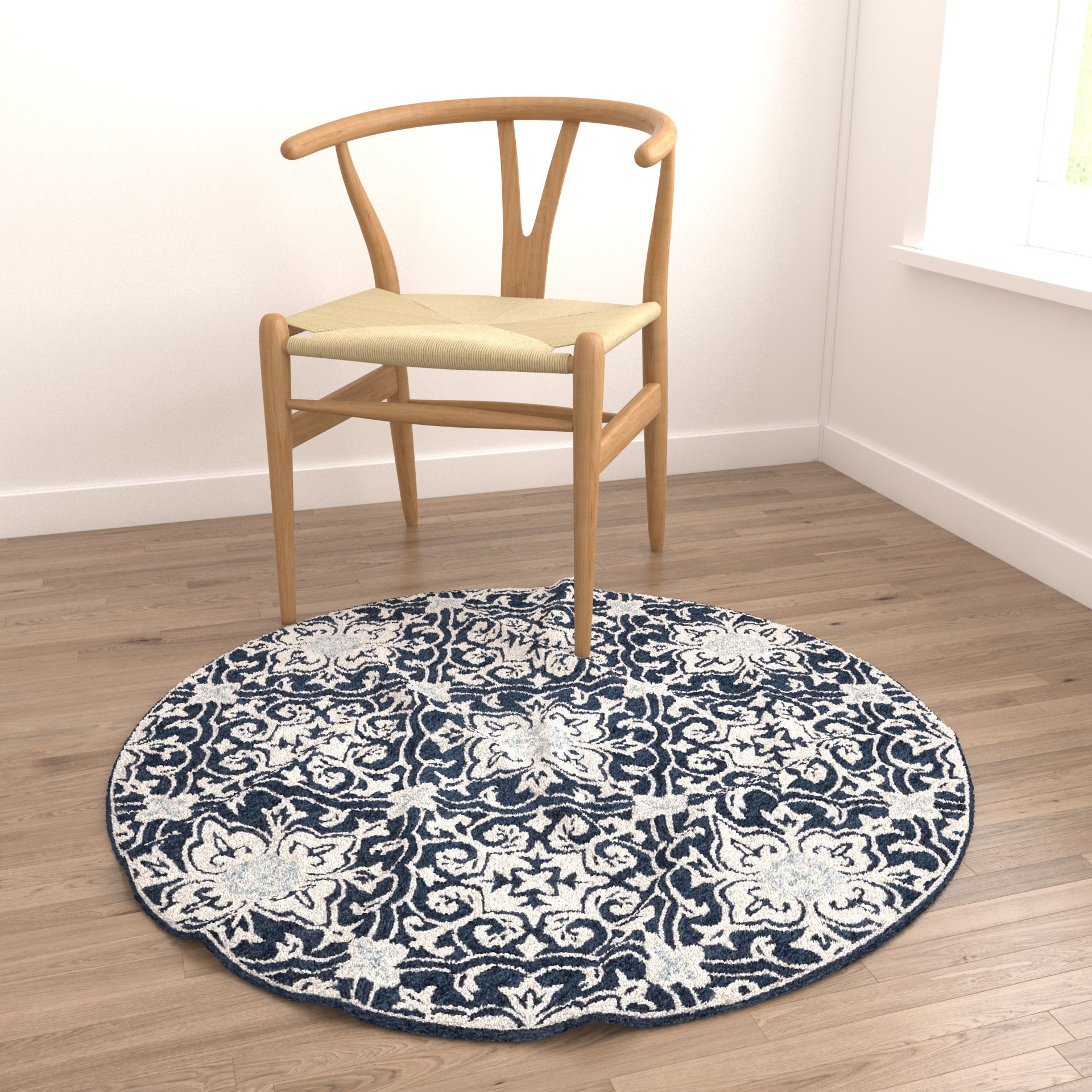 Rugs No 777 Low-poly 3D model_3