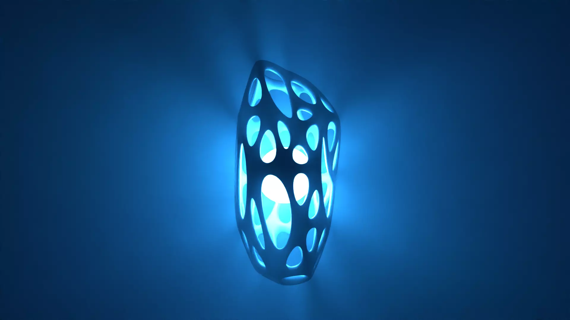 Artifact wall light with hole in middle Free low-poly 3D model_0