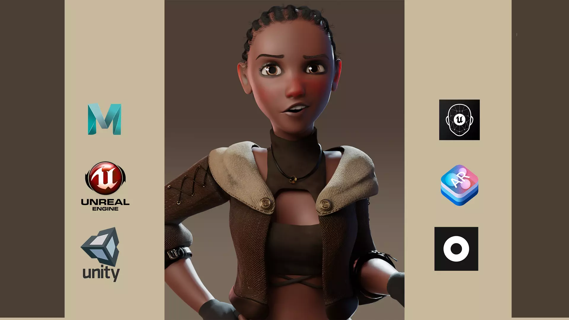 GAMU RIG MAYA VERSION Low-poly 3D model_0