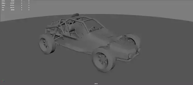 Dune Buggy PUBG Untextured