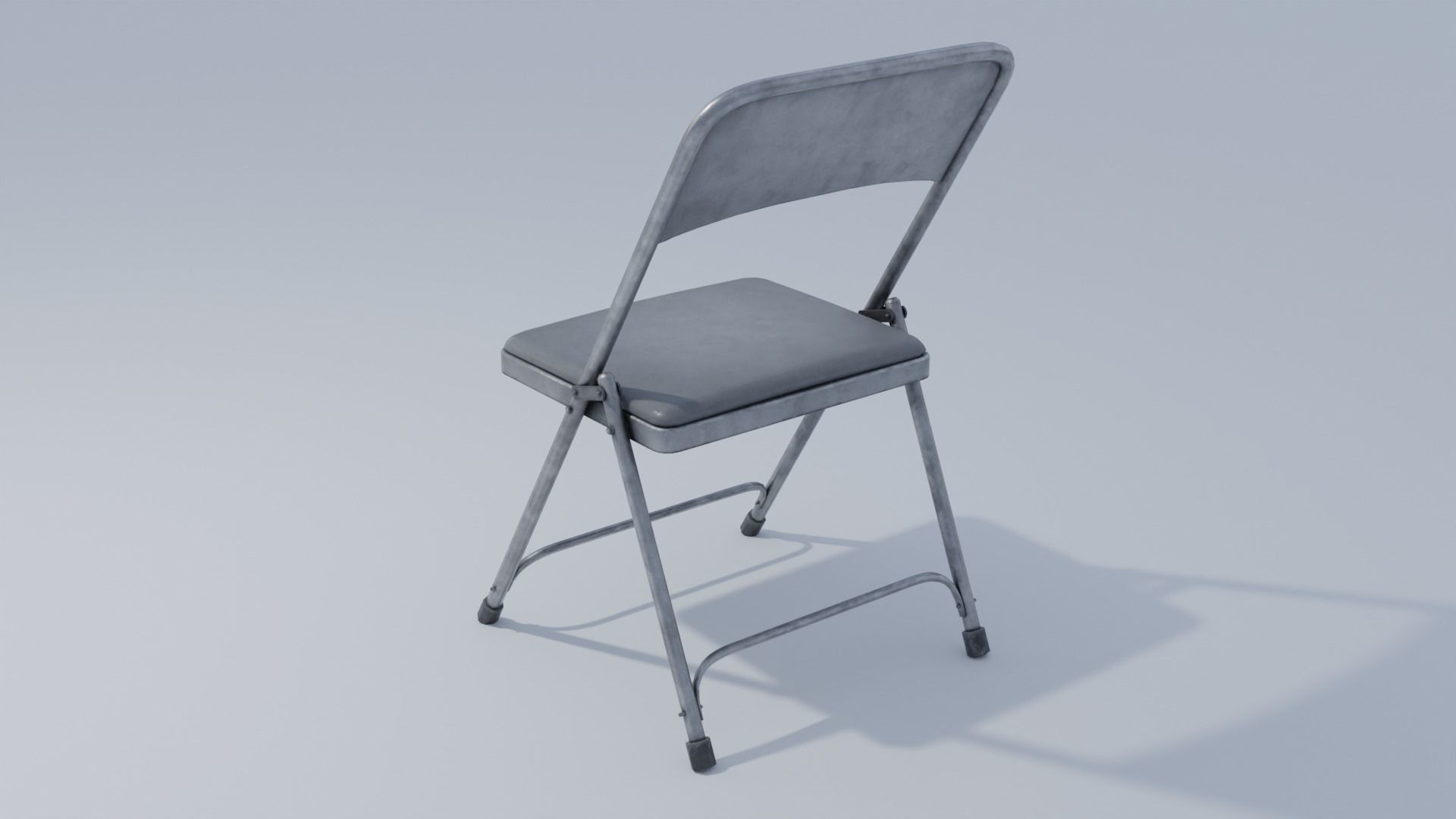 Folding Chair 4K and 2K Low-poly 3D model_7