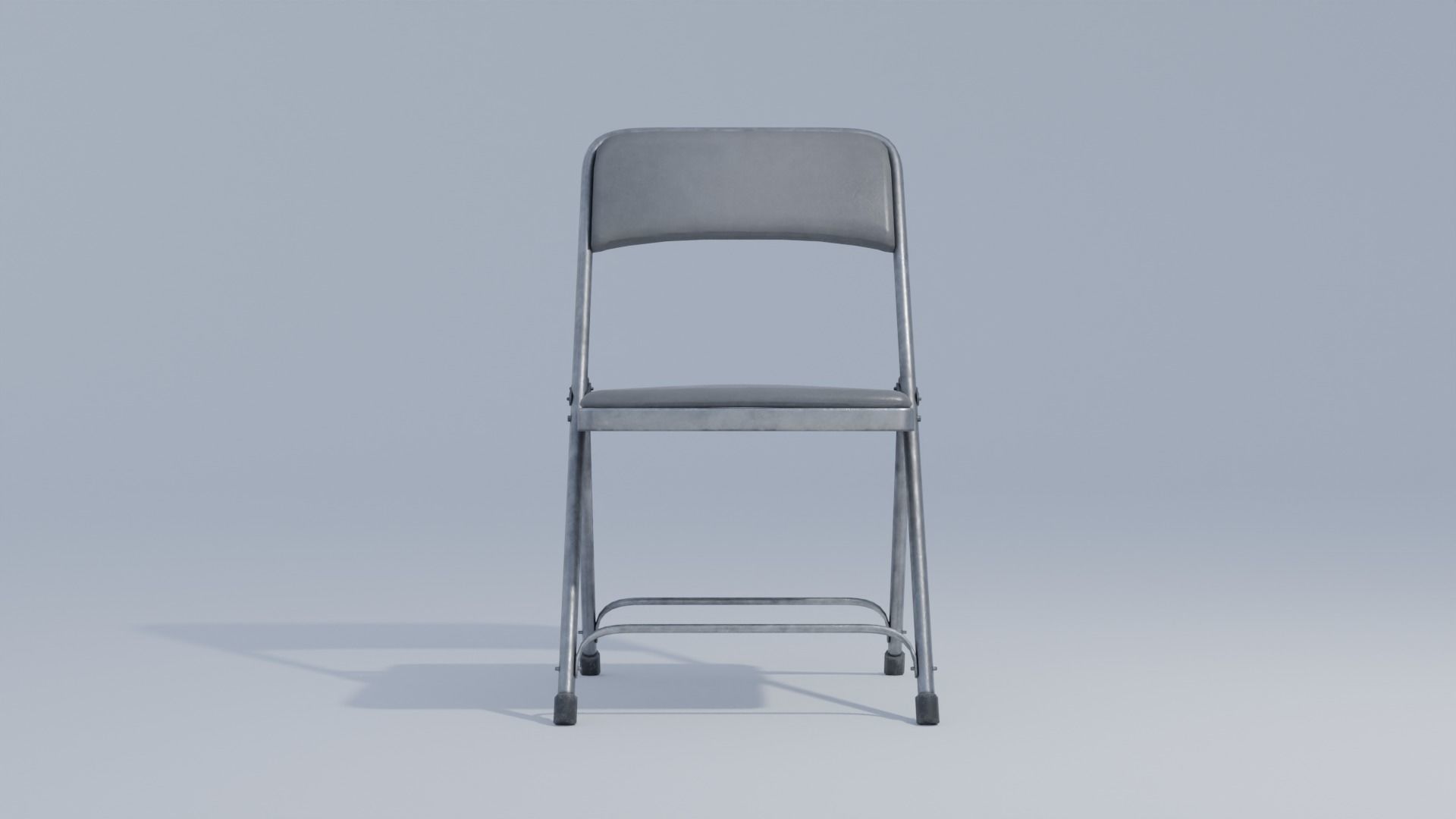 Folding Chair 4K and 2K Low-poly 3D model_8