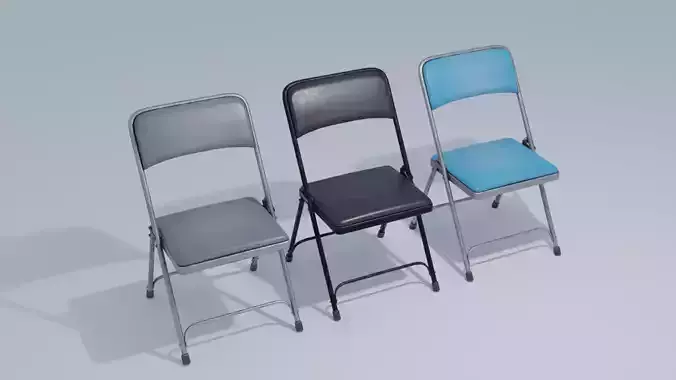 Folding Chair 4K and 2K