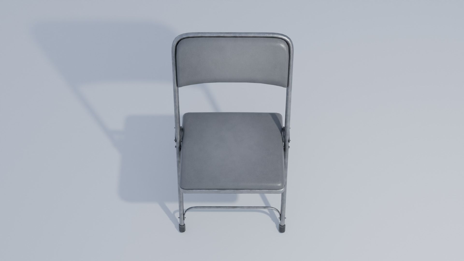 Folding Chair 4K and 2K Low-poly 3D model_9