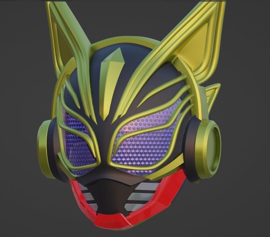 Boost Jaw part only for Geats and Buffa helmet 3D printable 3D print model_9