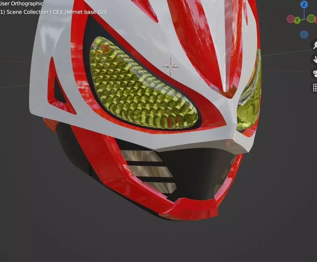 Boost Jaw part only for Geats and Buffa helmet 3D printable 3D print model_0