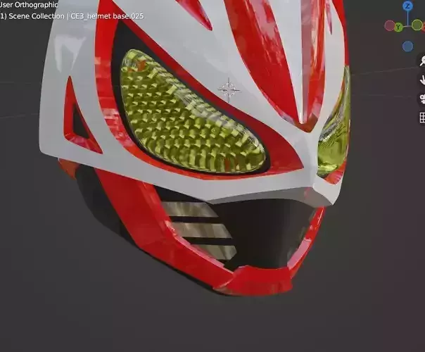 Boost Jaw part only for Geats and Buffa helmet 3D printable 3D print model
