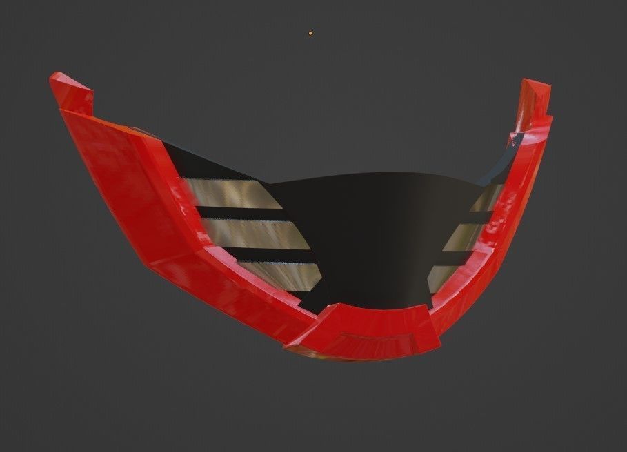 Boost Jaw part only for Geats and Buffa helmet 3D printable 3D print model_5