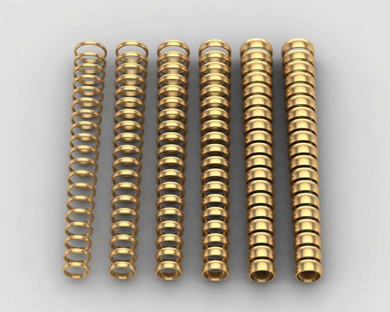 Pack of 114 rings in all sizes and widths 35-MWC 3D print model_9