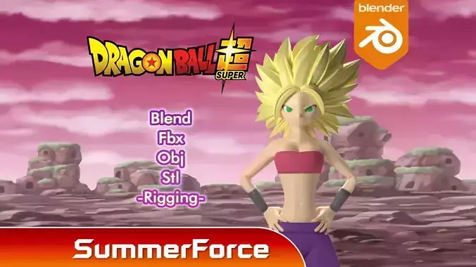 Caulifla - Dragonball Super 3D model
