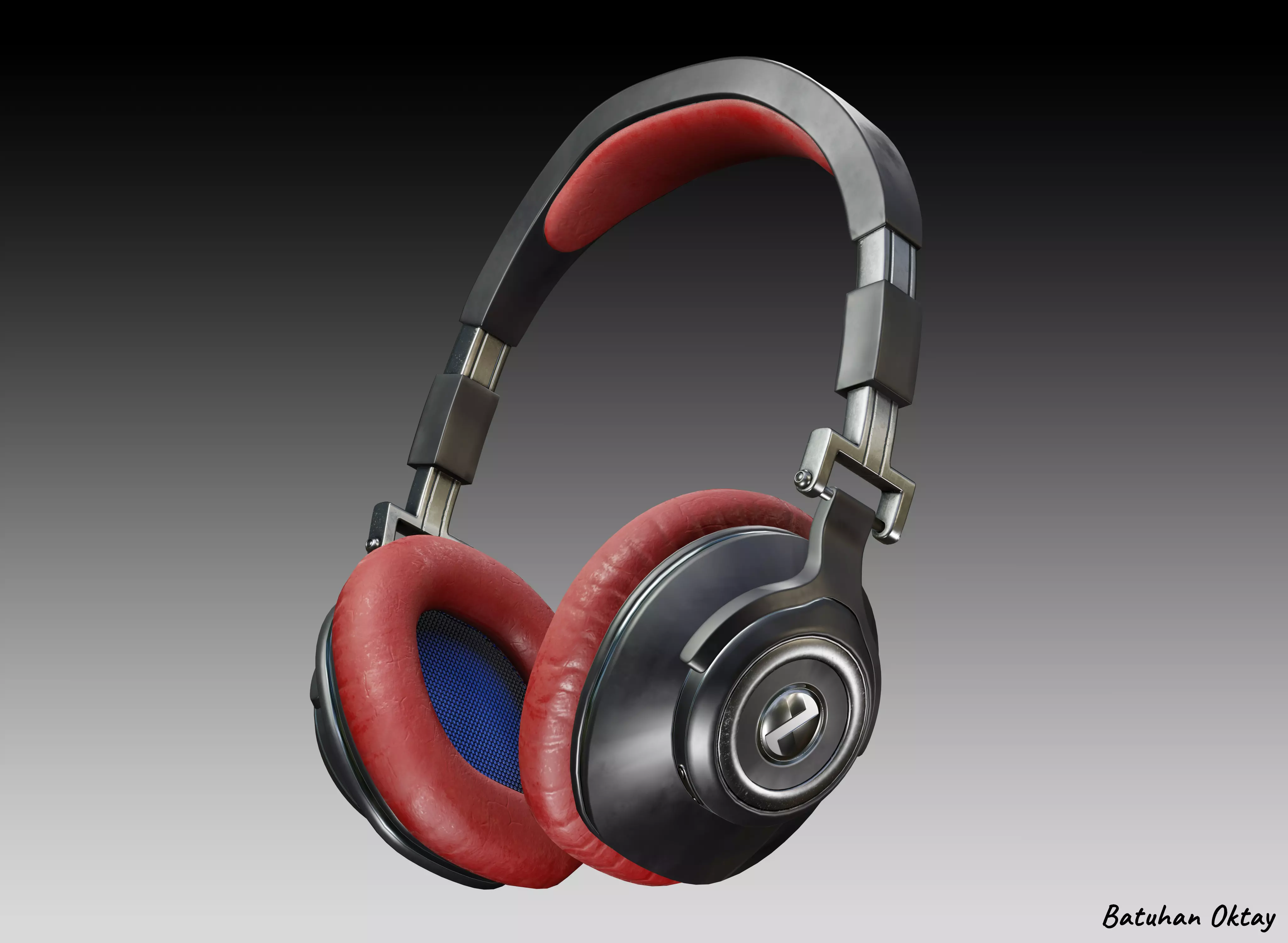 Headphone Wireless 3d Model 3D model_0