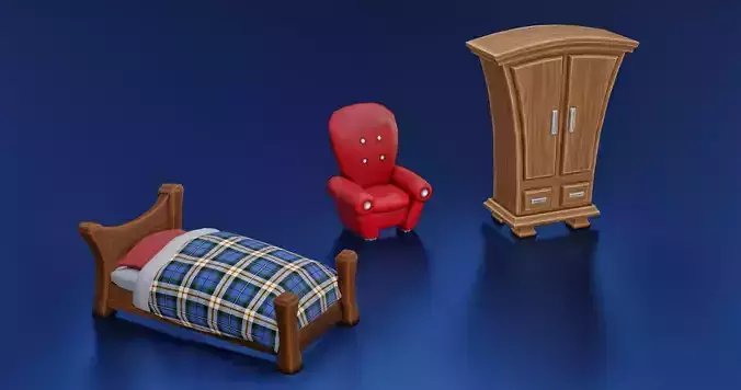 Cartoon Style Furniture Collection