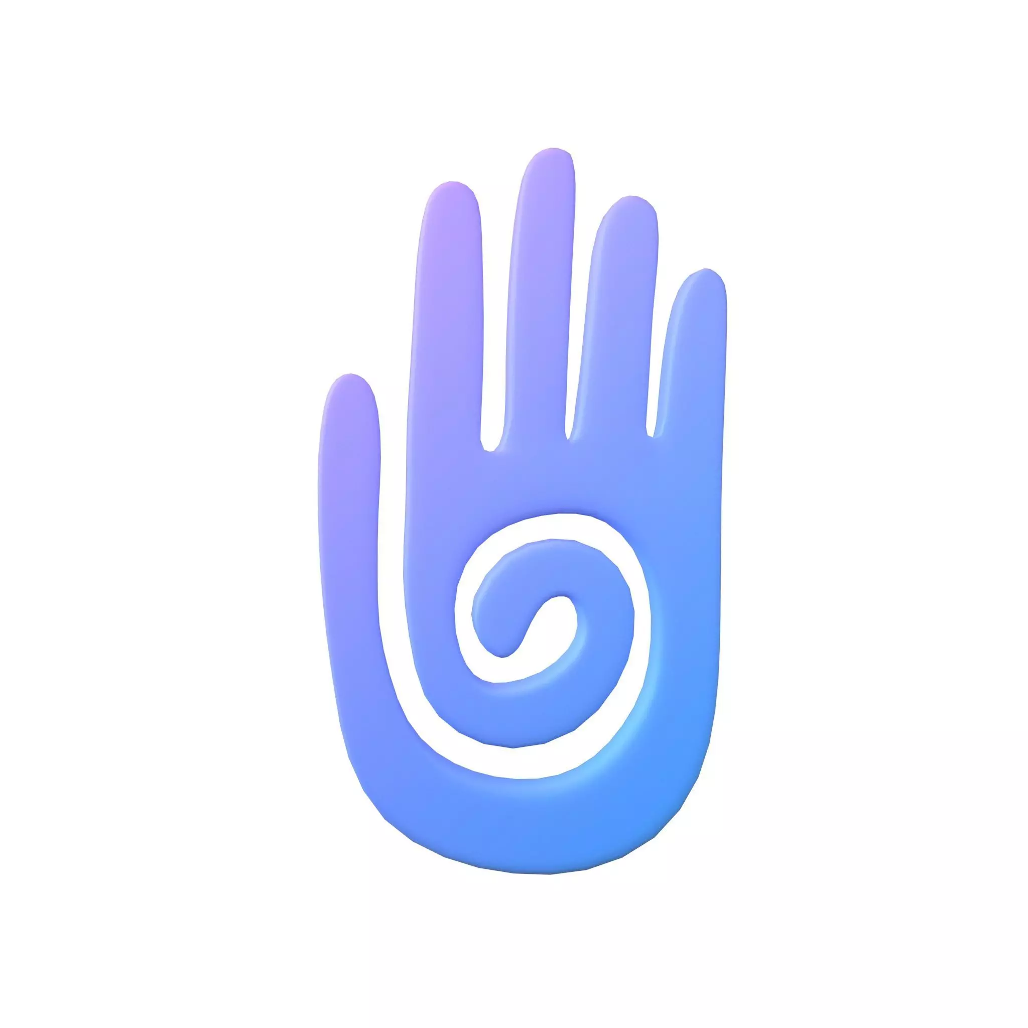 Hamsa Hand Symbol v1 002 Low-poly 3D model_0