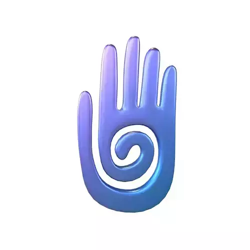 Hamsa Hand Symbol v1 003
