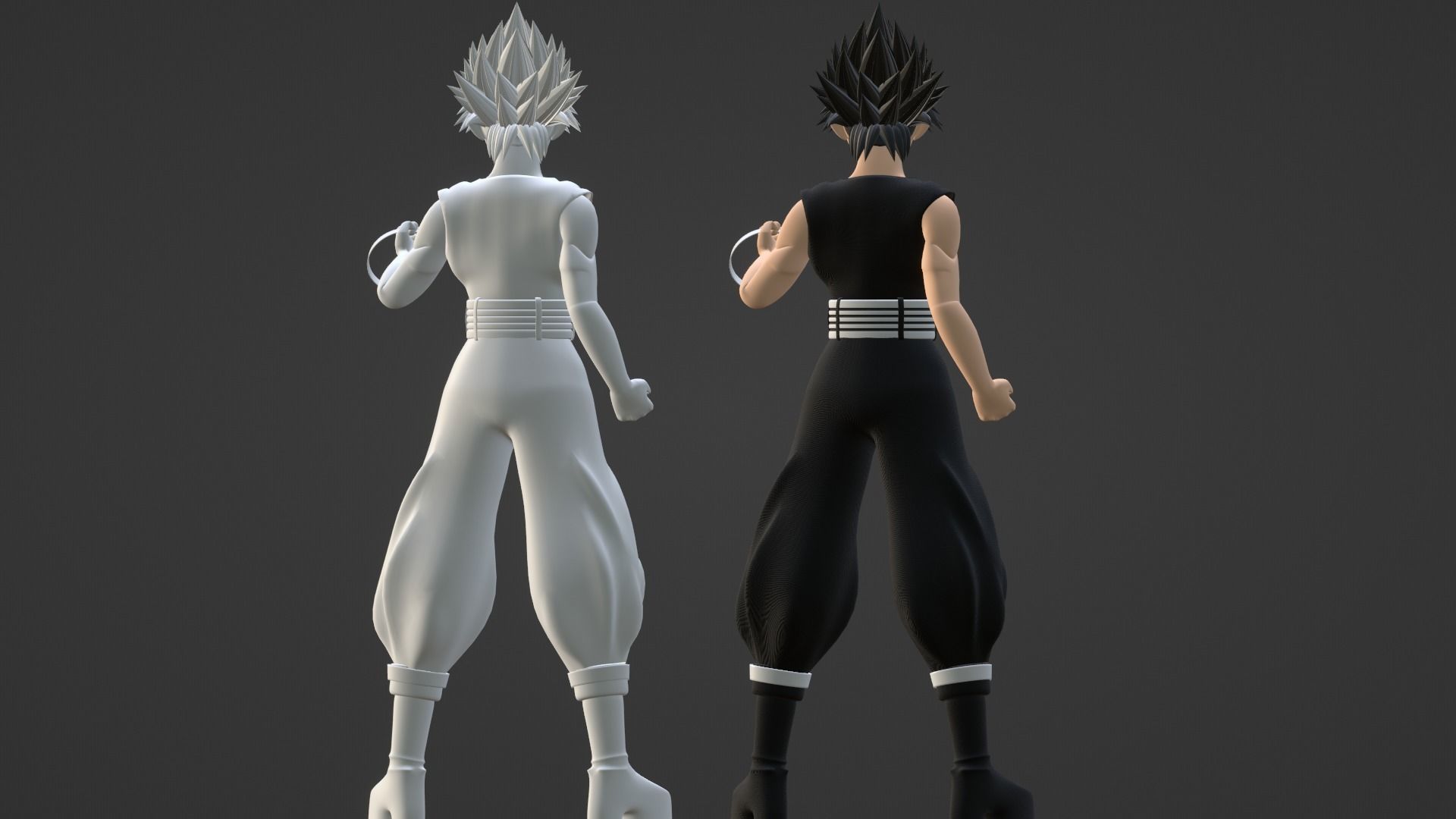 Hiei - YuYu Hakusho 3D model_17