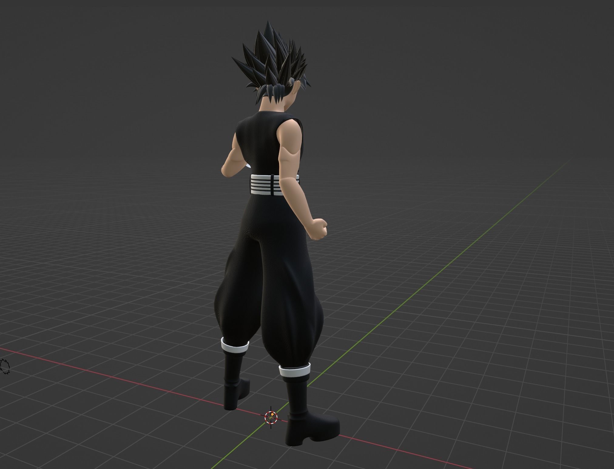 Hiei - YuYu Hakusho 3D model_7