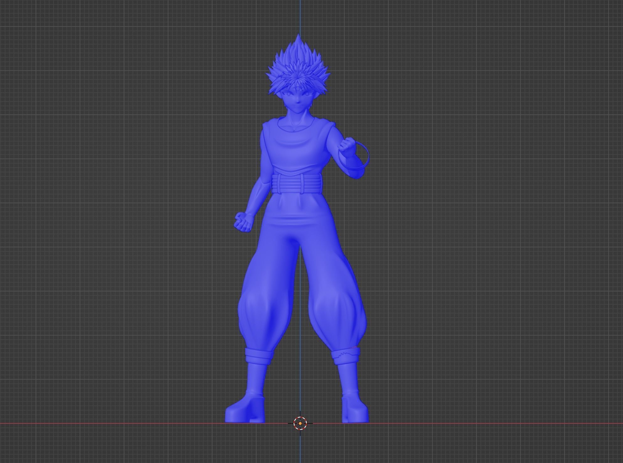 Hiei - YuYu Hakusho 3D model_15