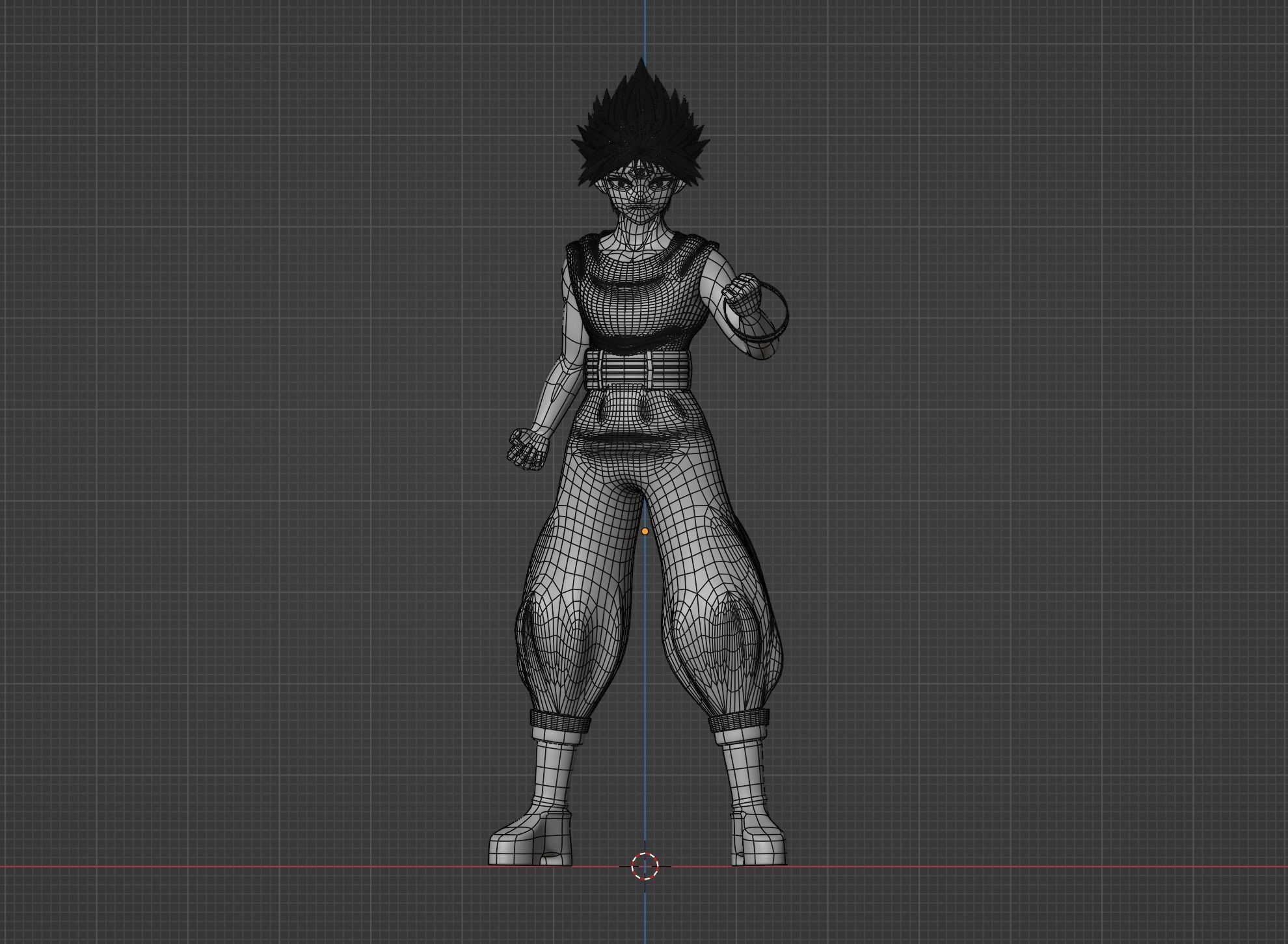 Hiei - YuYu Hakusho 3D model_10