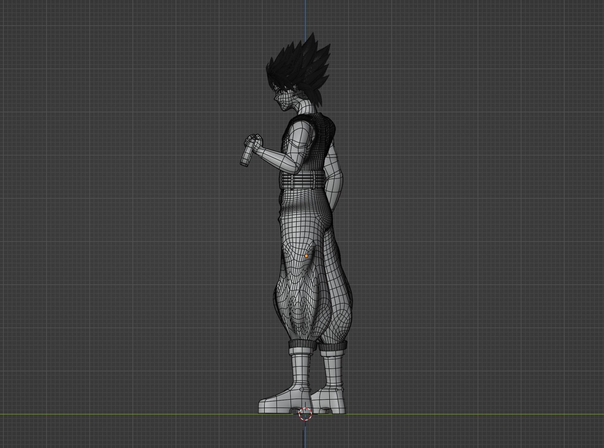 Hiei - YuYu Hakusho 3D model_11