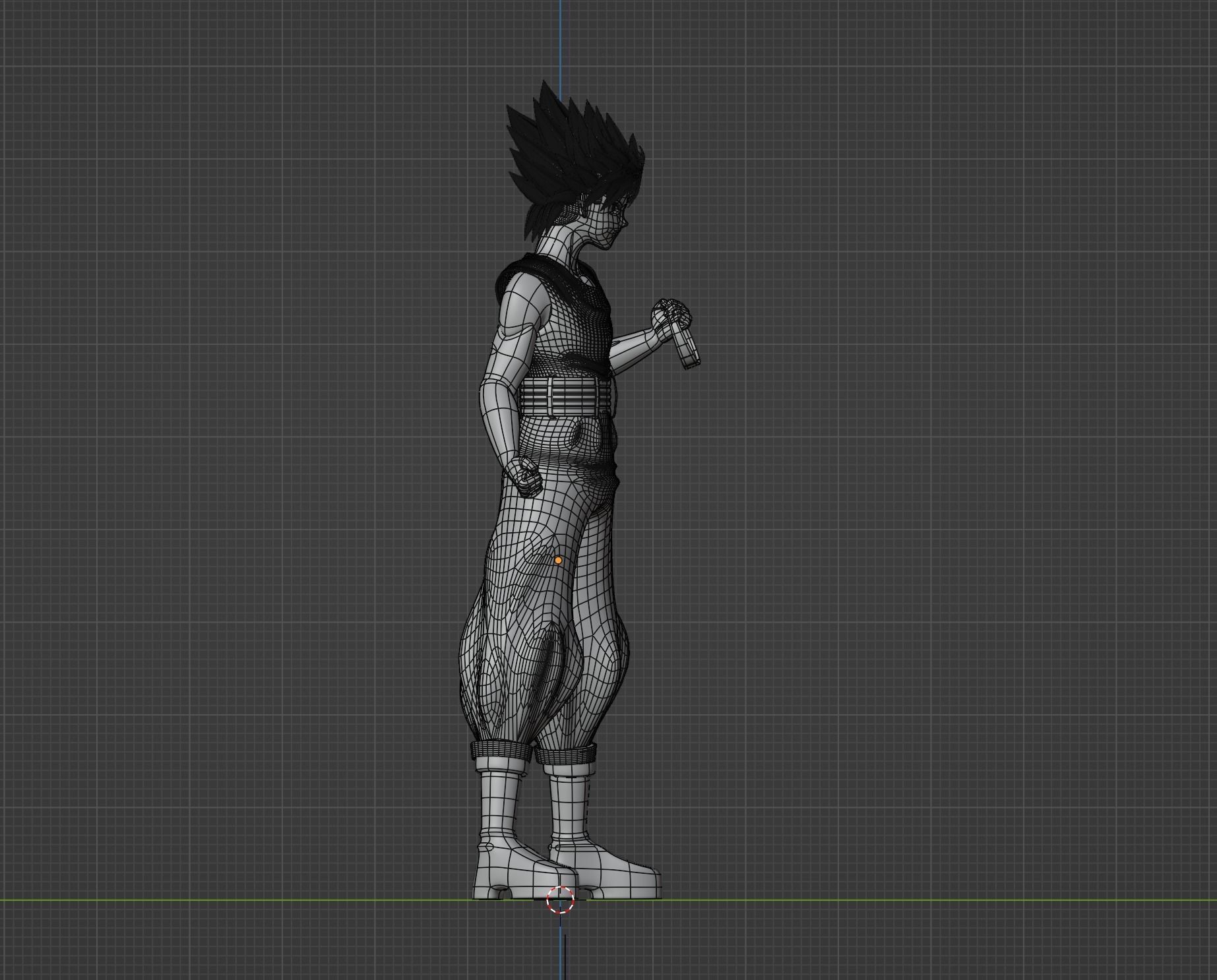 Hiei - YuYu Hakusho 3D model_13