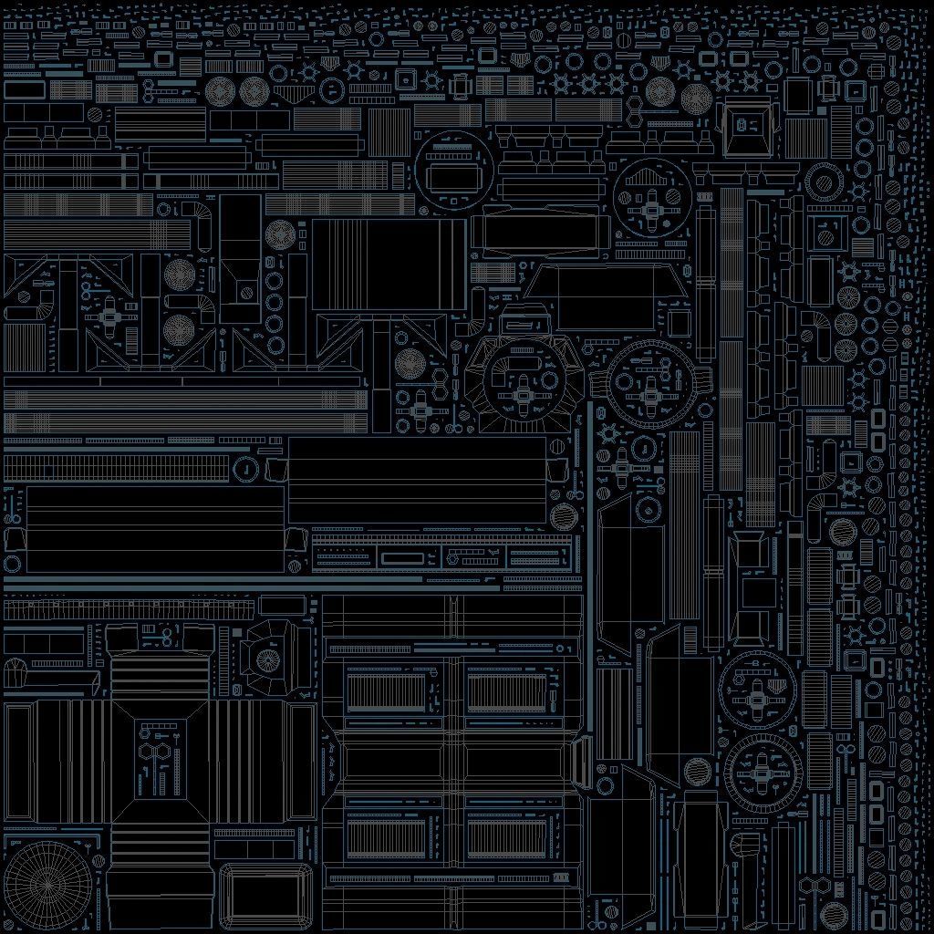 Machinery device 3D model_11