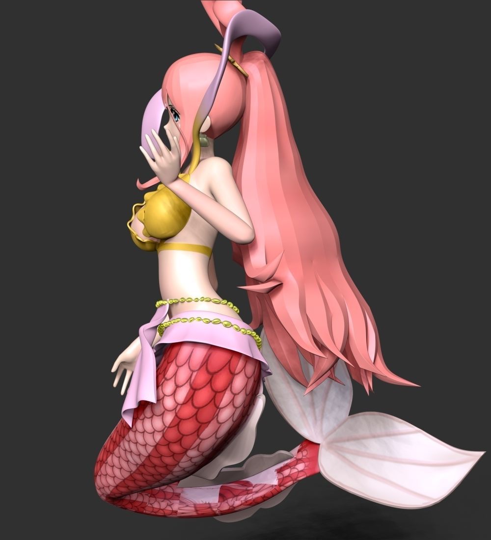 Shirahoshi - One Piece Battle Dance 3D print model_11