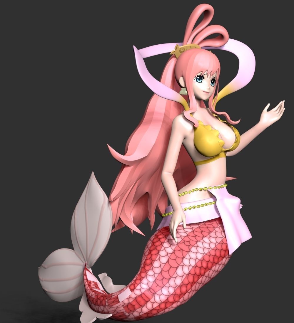 Shirahoshi - One Piece Battle Dance 3D print model_13