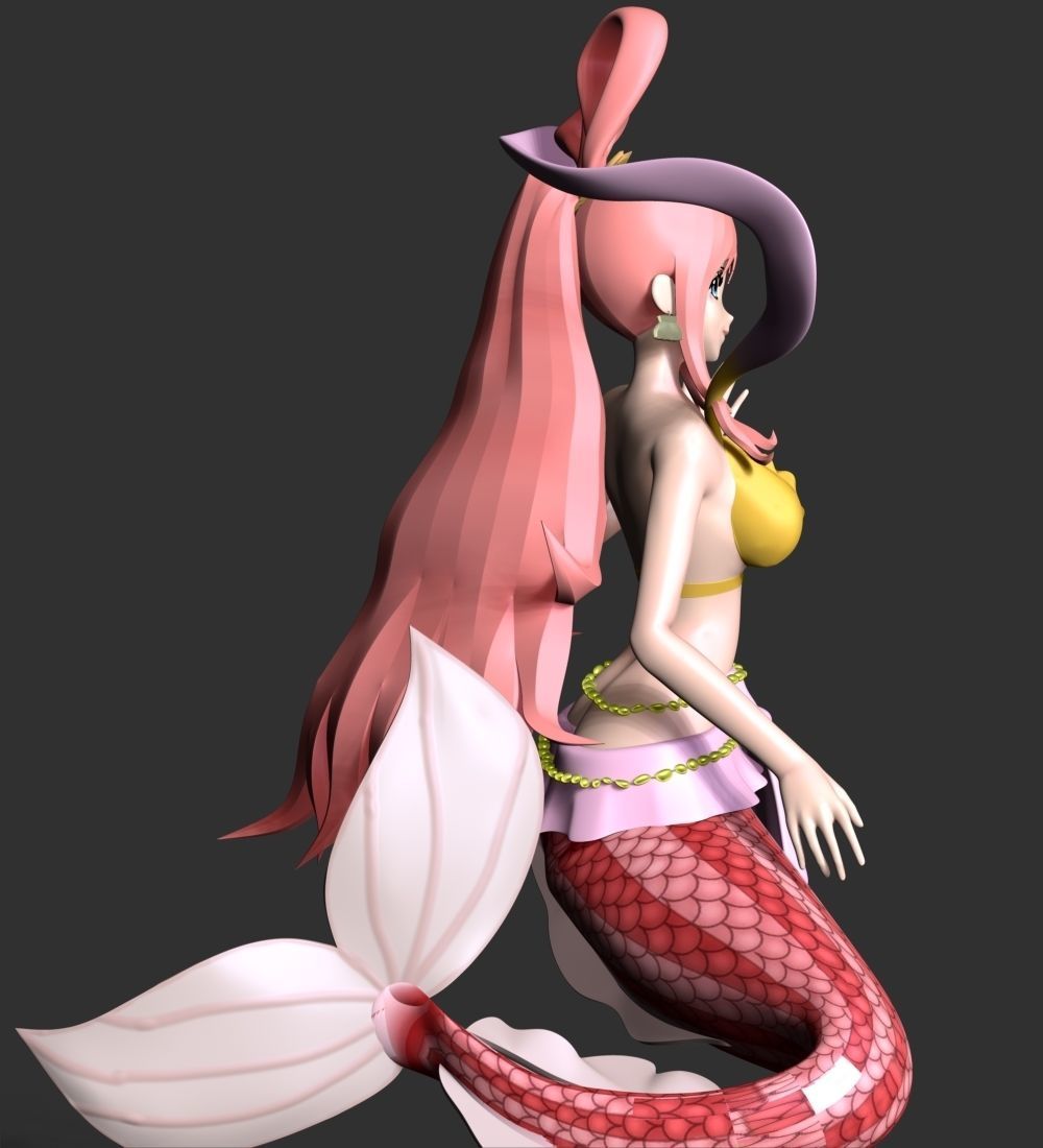 Shirahoshi - One Piece Battle Dance 3D print model_12