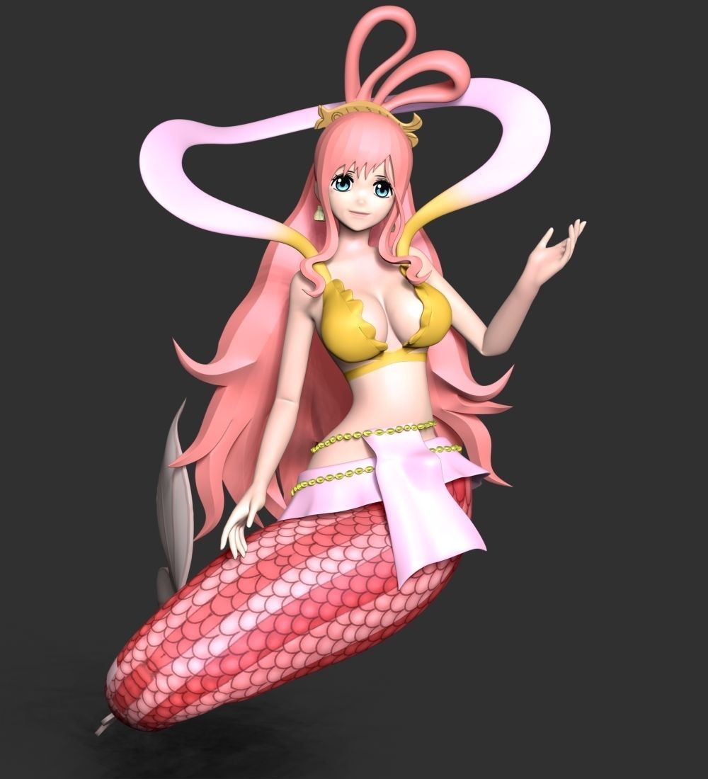 Shirahoshi - One Piece Battle Dance 3D print model_10