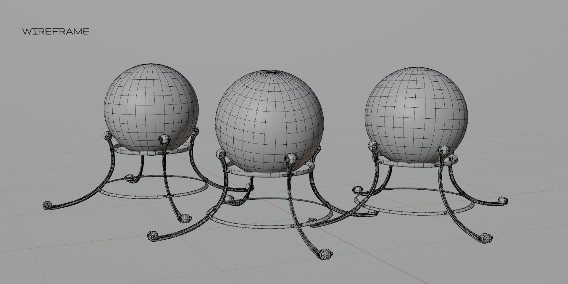 Earth moon and mars globe maps for DazStudio Low-poly 3D model_13