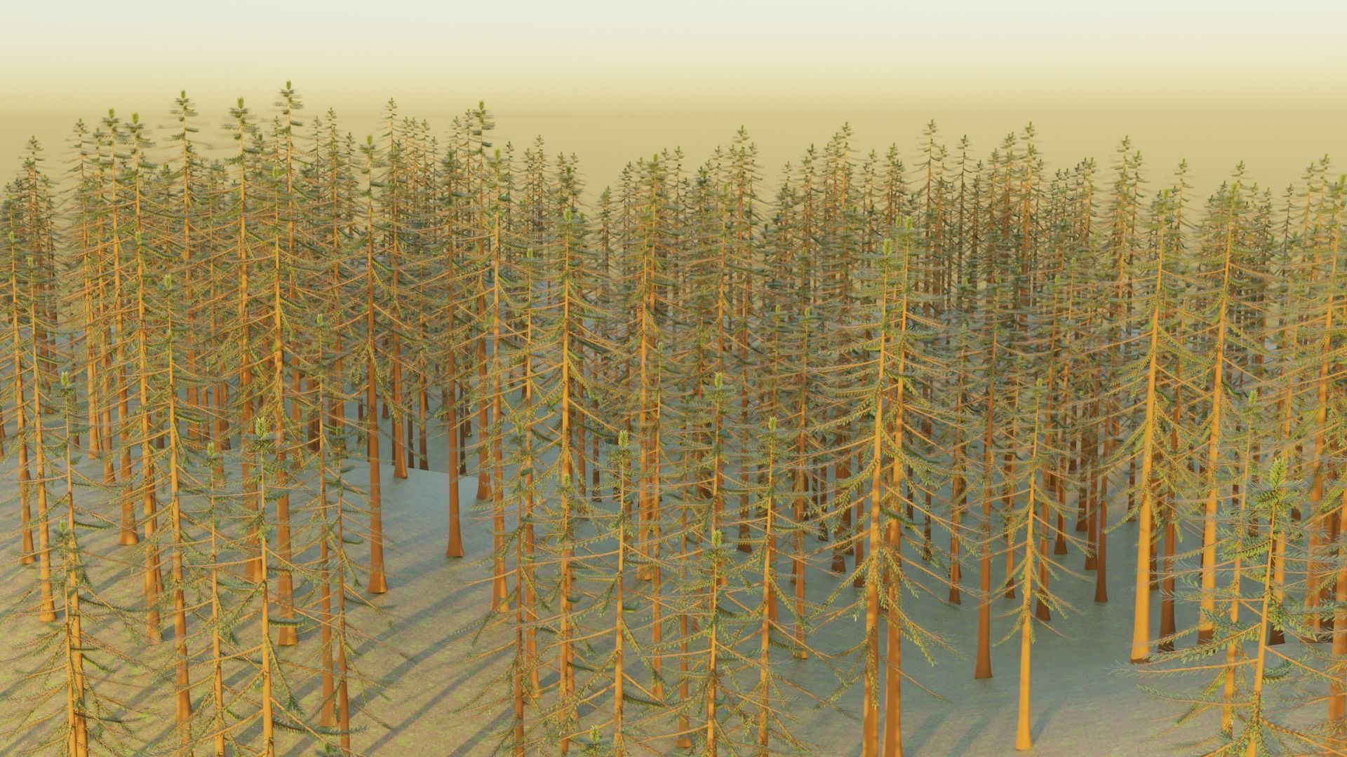 PBR tree asset pack  3D model_12