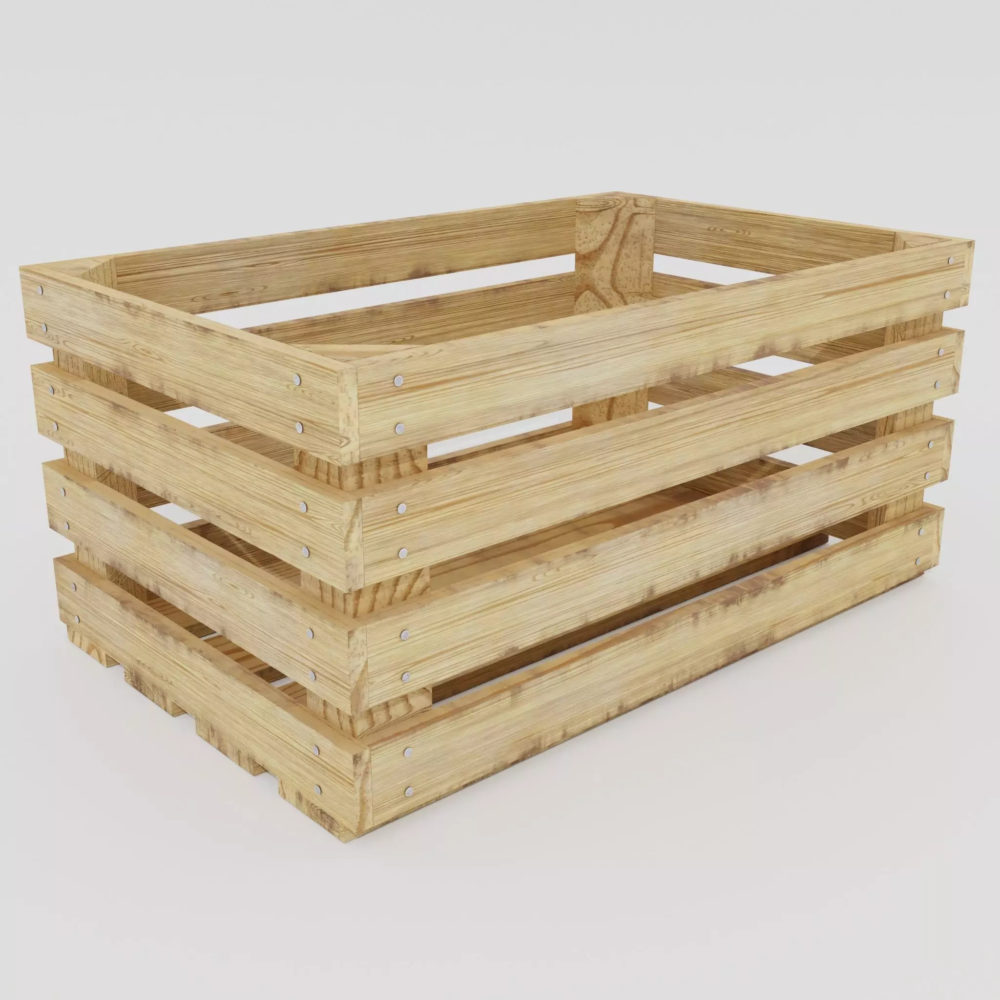 Wooden crate 03 3D model_0