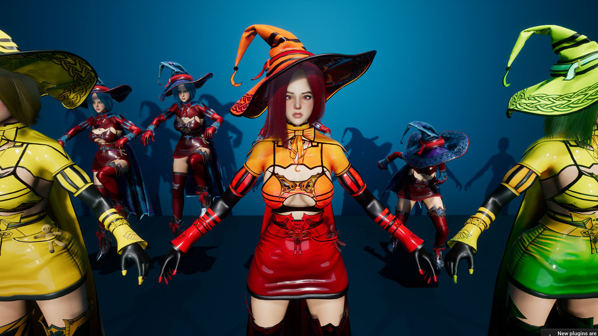 Witch  Low-poly 3D model_15
