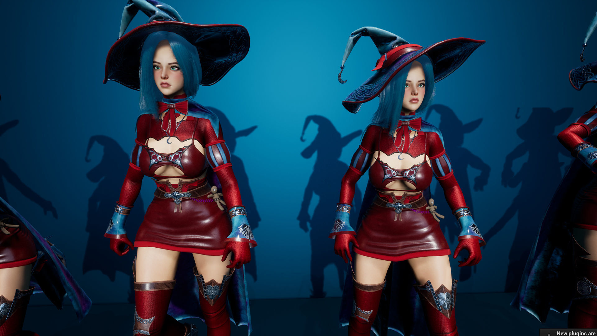 Witch  Low-poly 3D model_17