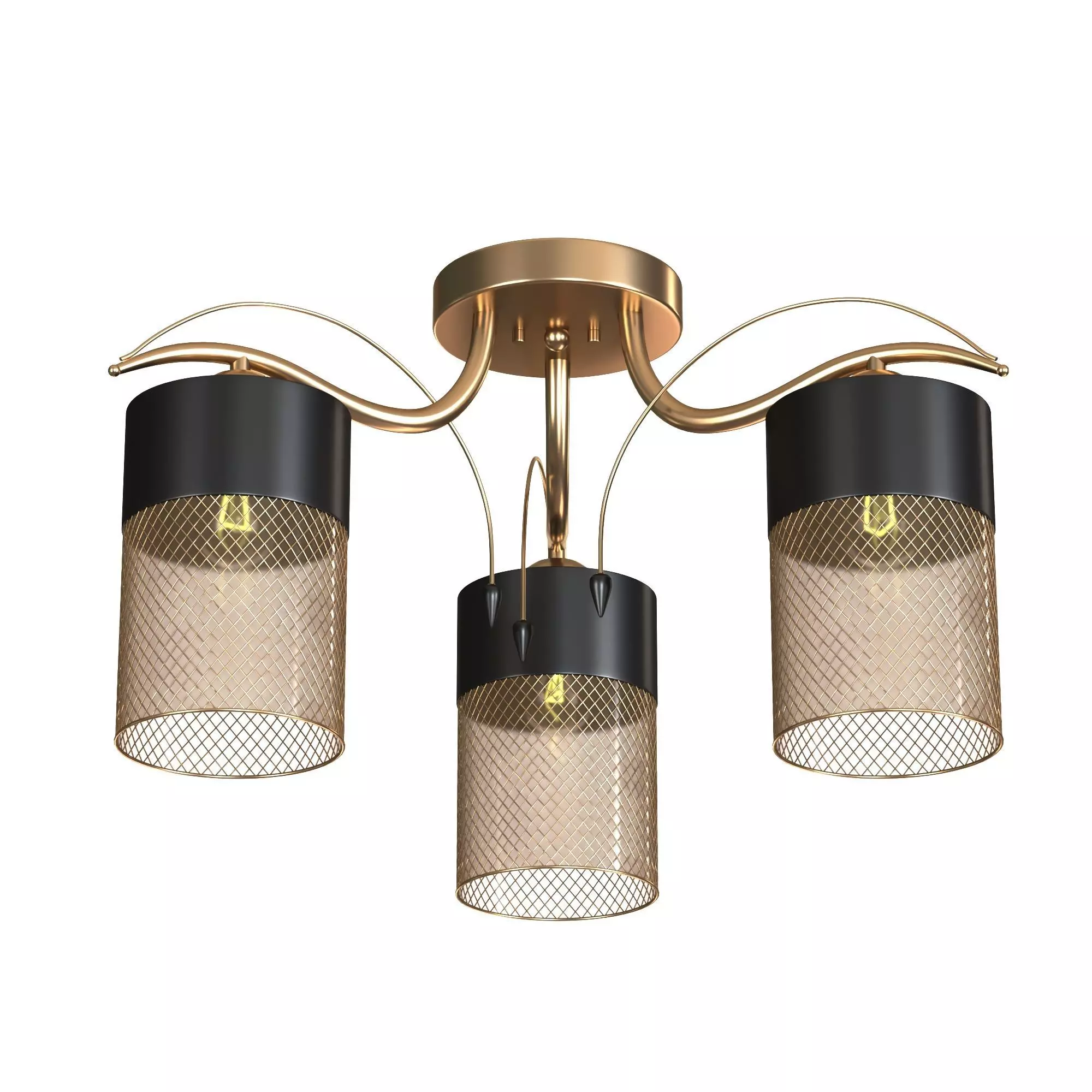 Ceiling chandelier Rivoli Hulda 3D model_0