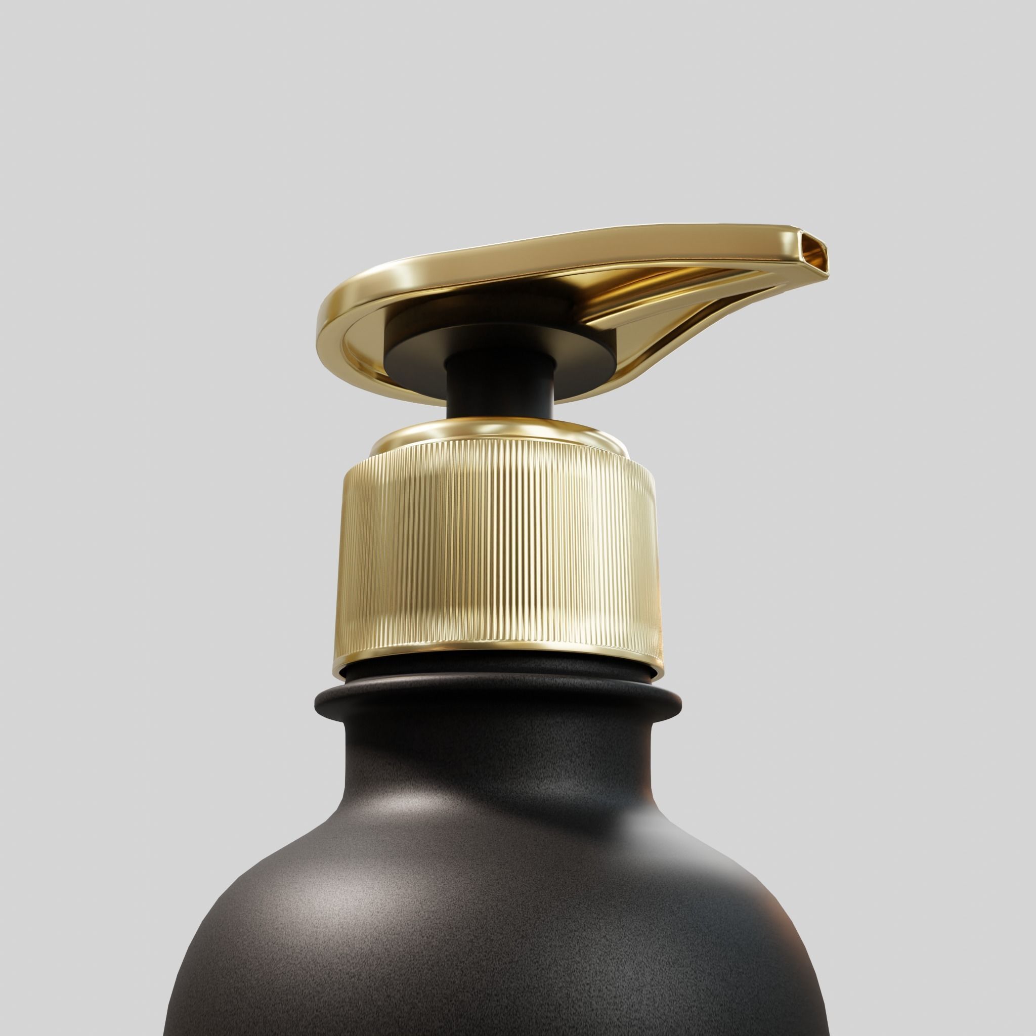 Foaming soap sprayer for hand washing Low-poly 3D model_4