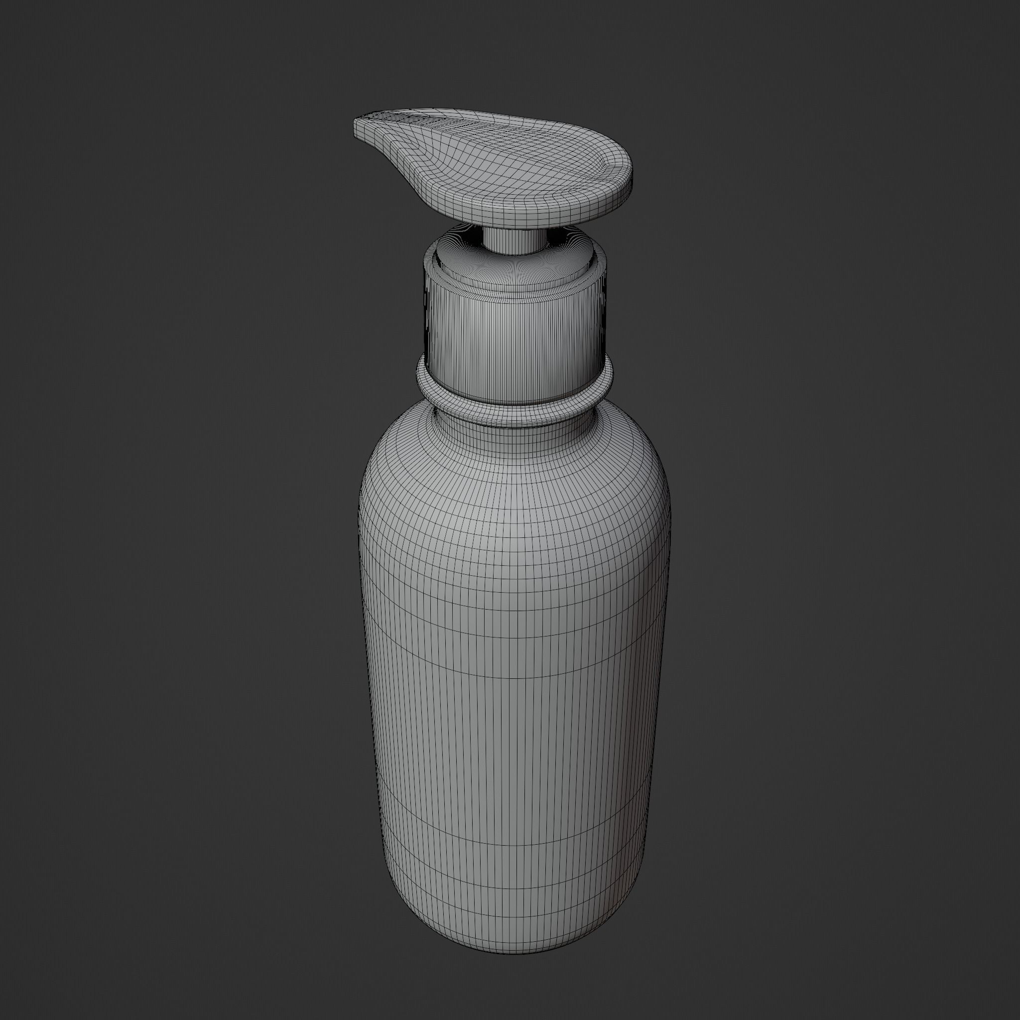 Foaming soap sprayer for hand washing Low-poly 3D model_6