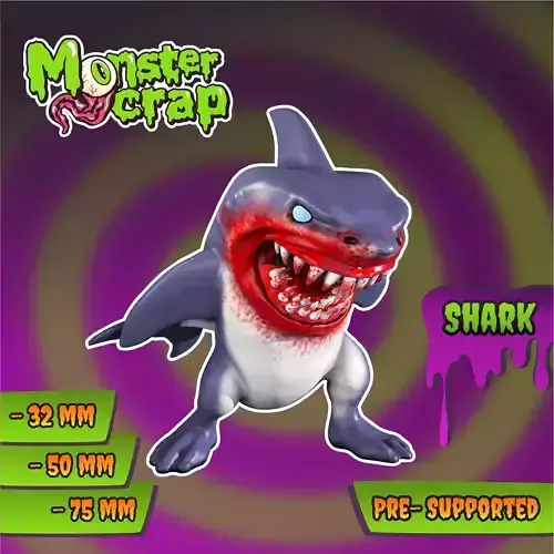 Shark monster crap