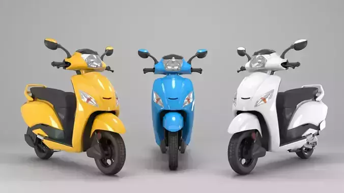 Hero Maestro Scooter 3d Model 3D model