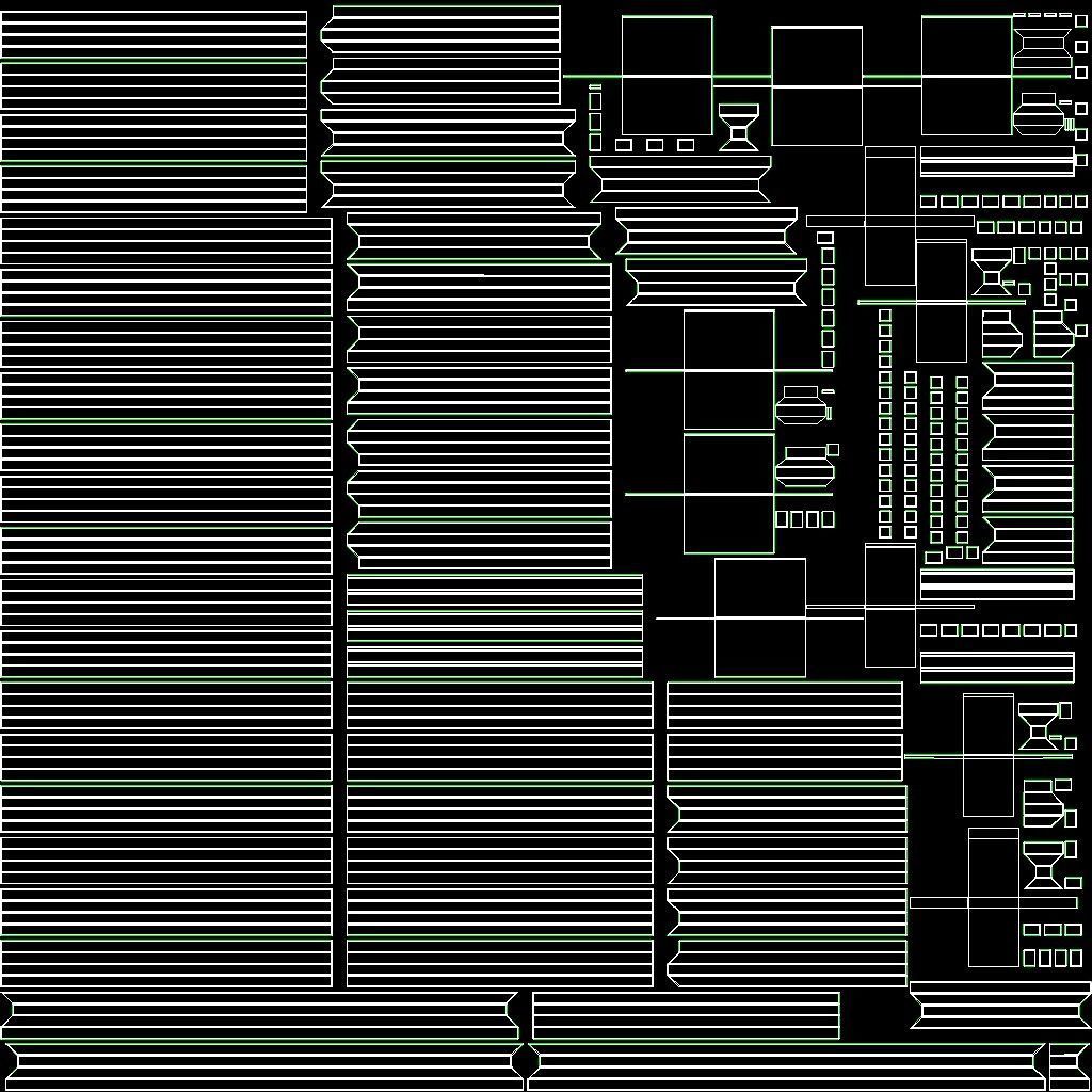 Gazebo with summer kitchen and multi-level roof 3D model_19
