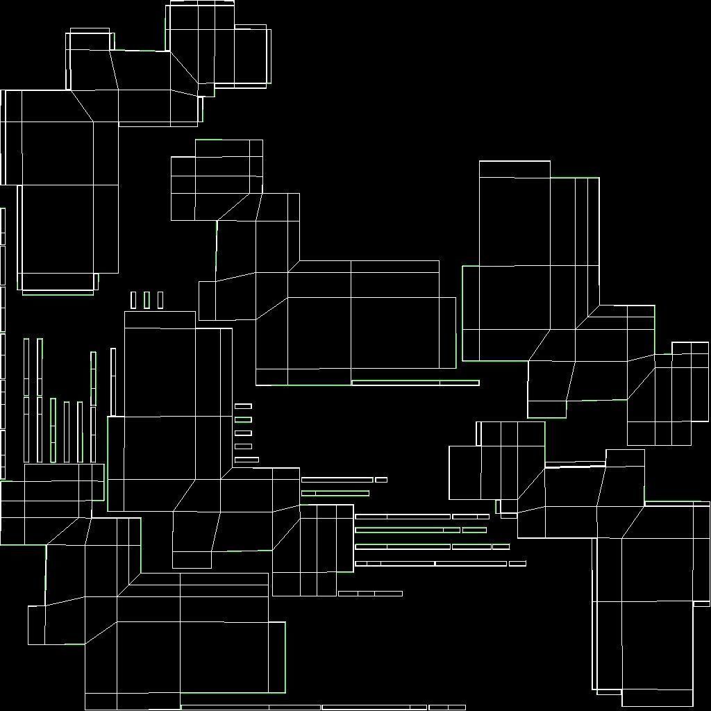 Gazebo with summer kitchen and multi-level roof 3D model_21