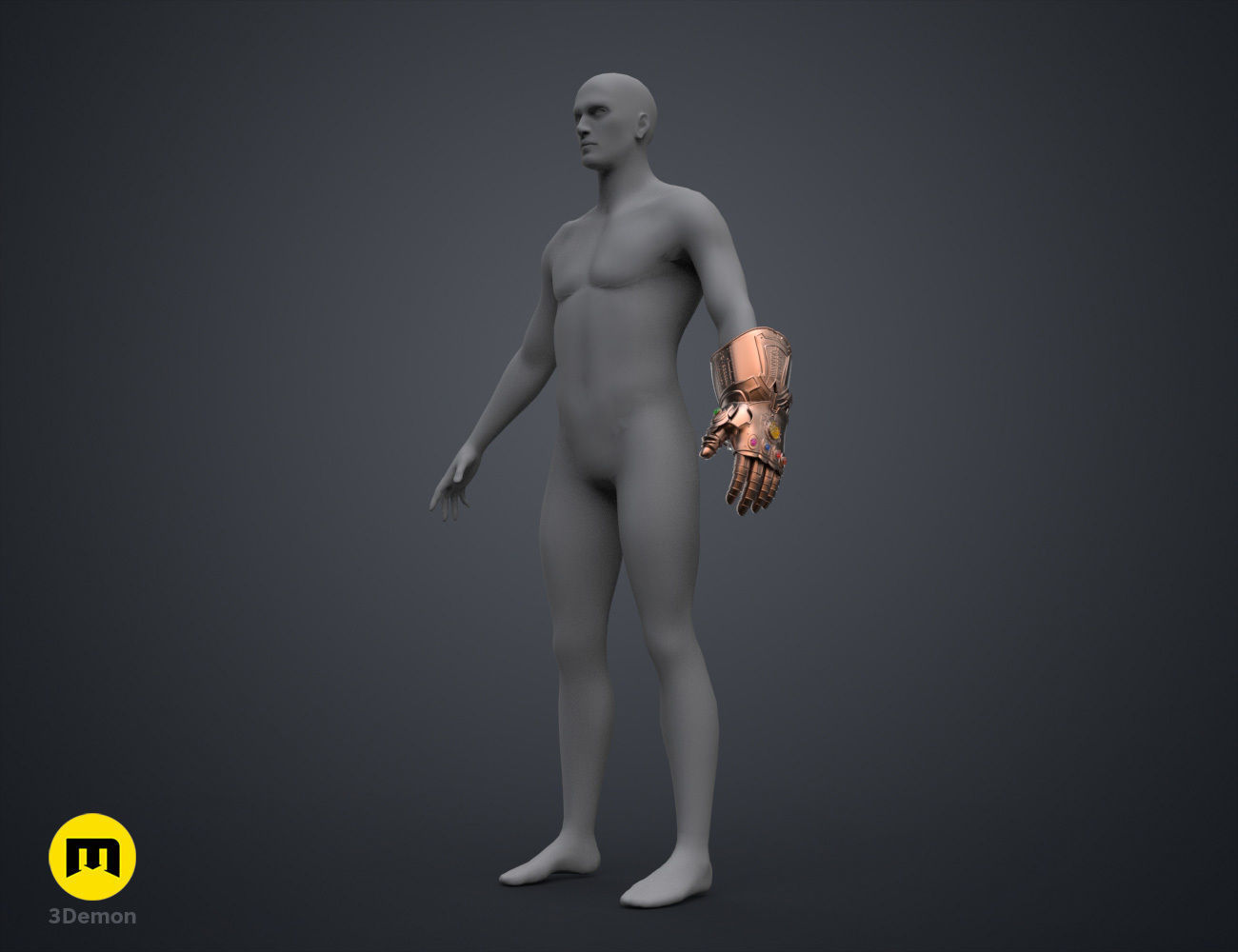 The Infinity Gauntlet - Wearable Replica 3D print model_6