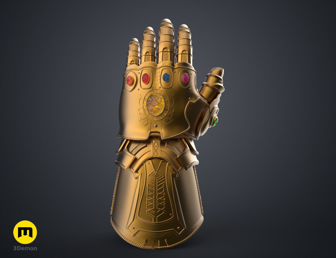 The Infinity Gauntlet - Wearable Replica 3D print model_1