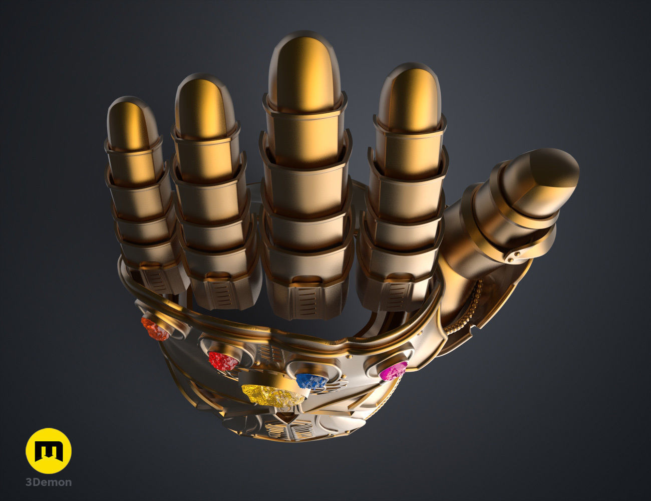 The Infinity Gauntlet - Wearable Replica 3D print model_18