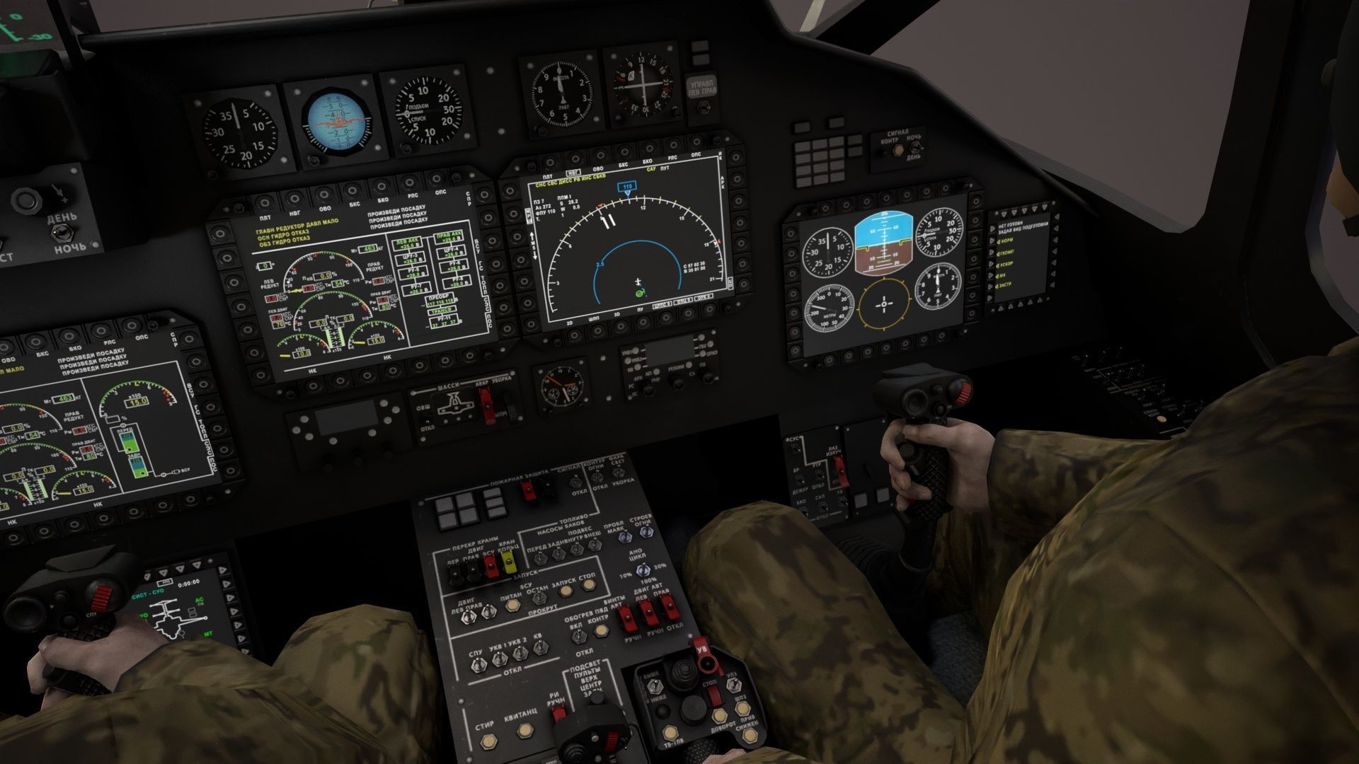 Kamov Ka-52 Alligator Camo Basic Animation Low-poly 3D model_19